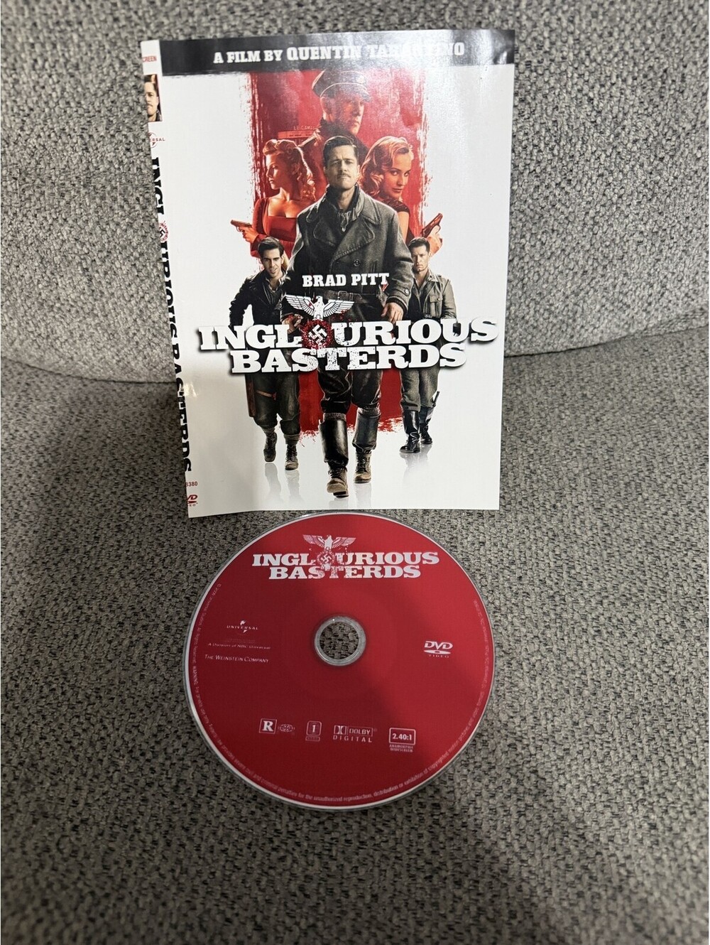 Inglourious Basterds DVD Brad Pitt Quentin Tarantino 2009 Widescreen R NTSC
